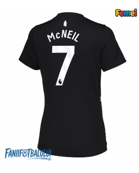 Everton Dwight McNeil #7 Tricou Fotbal Replică 2025-26 Femei Treilea